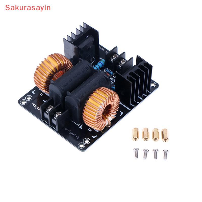 {Sakurasayin} ZVS 1000W โมดูลบอร์ดทําความร้อนแบบเหนี่ยวนําแรงดันสูง Flyba Driver Heater ใหม่