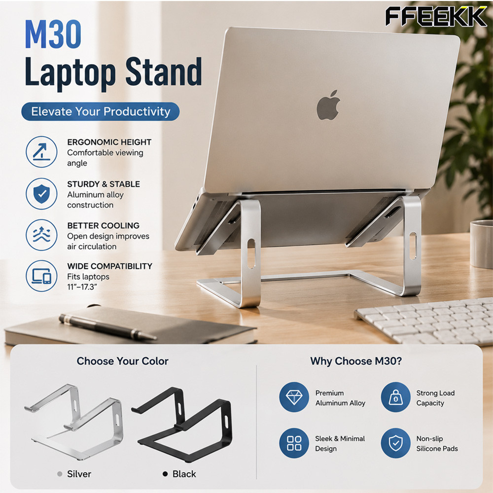 ที่วางแล็ปท็อปขาตั้งอลูมิเนียมสําหรับ MacBook ที่วางแล็ปท็อปแบบพกพาที่วางเดสก์ท็อปที่วางโน๊ตบุ๊คพีซีขาตั้งคอมพิวเตอร์