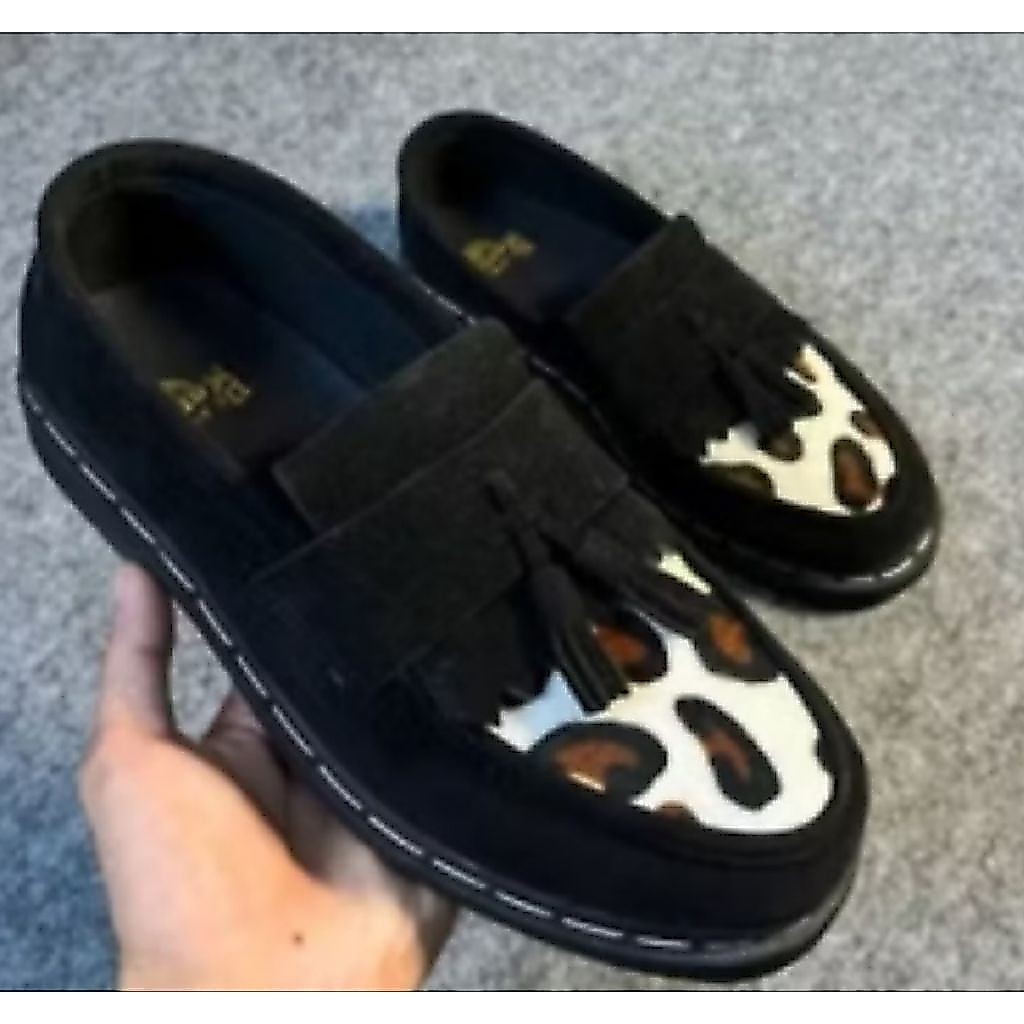 ผู้ชายและผู้หญิง unisex docmar tessel lofers leofard motif รองเท้า/รองเท้า unisex leofard motif