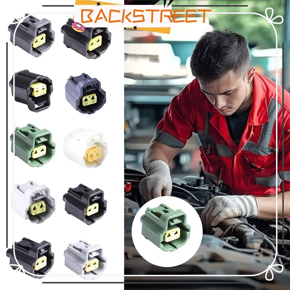 BACKSTAGE Automotive Wire Connector, Automotive Grade 2 Pin Water Temperature Sensor Plug, Repairing