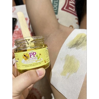 PP แว็กซ์น้ำผึ้งพะพิม สูตรน้ำผึ้งเปิดใช้ได้เลยสำหรับขนยาว ไม่มีสารเคมี ขนขึ้นใหม่เกิดช้าลง บางลง ขนเส้นเล็กลง