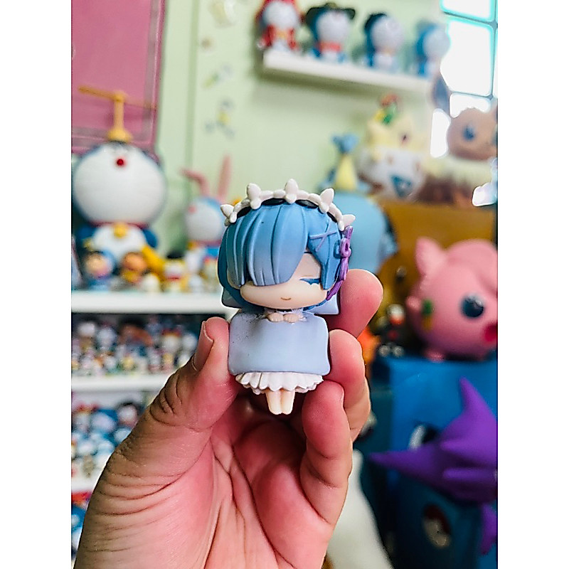 STASTO Gacha A Zero-Starting Life in Another World Lem ตุ๊กตานอนหลับสาวน่ารักตกแต่ง