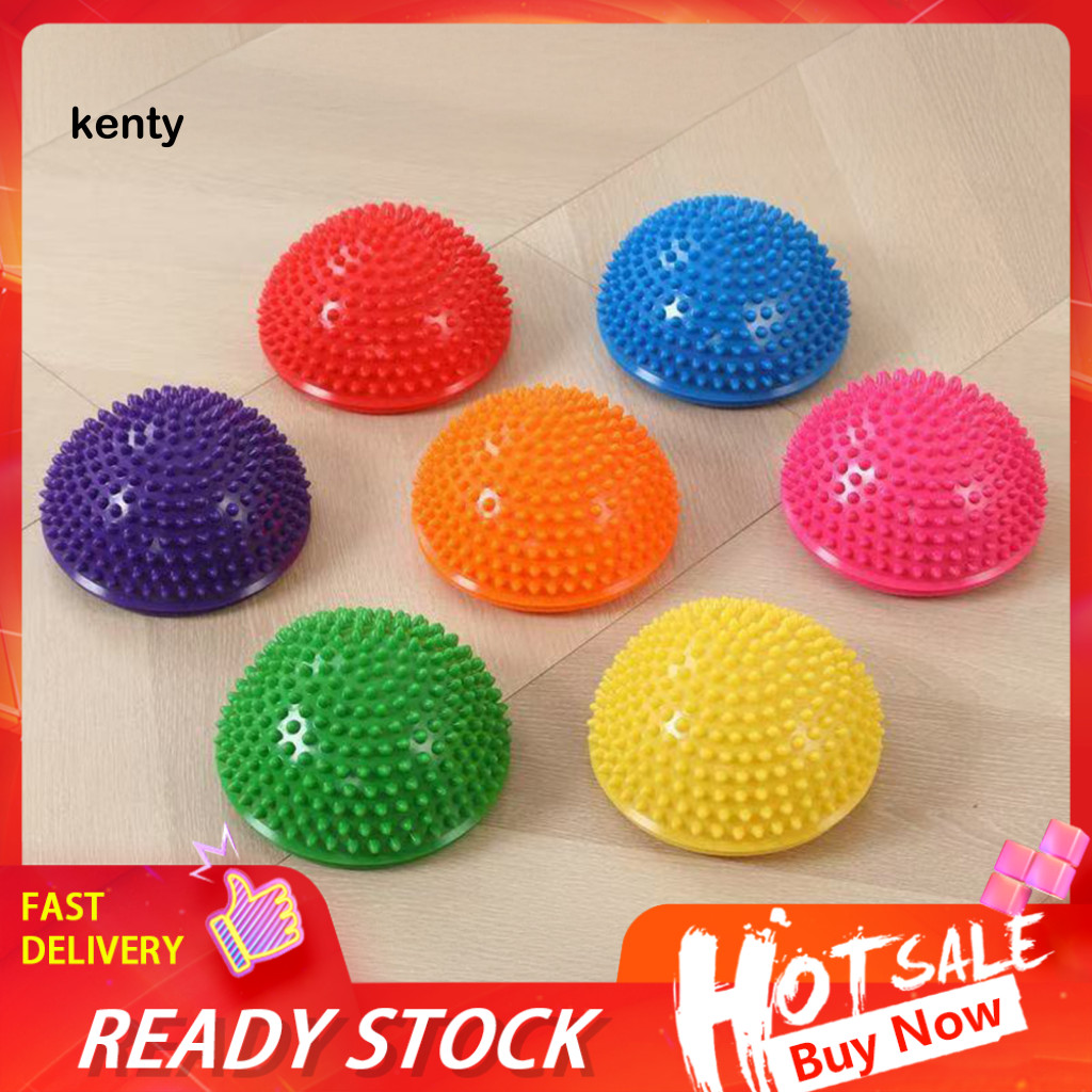 เคที* Kids Balance Ball Anti-Slip Balance Ball Balance Ball Anti-Slip ฐานหนาพร้อมการออกแบบนวด Hemisp