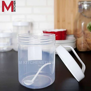 M KITCHEN กล่องอาหาร กล่องใส่นมผง กระปุกใส่นมผง กล่องใส่เมล็ดกาแฟ กล่องใส่อาหาร กล่องถนอมอาหาร (C0)