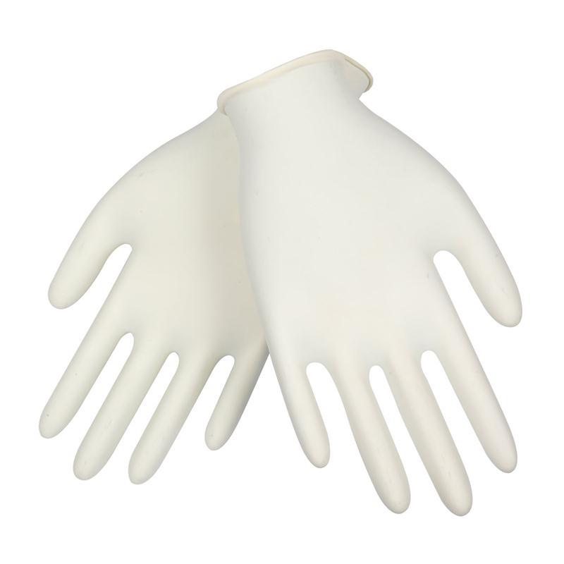 PARAGON ถุงมือยางอเนกประสงค์มีแป้ง ไซซ์ M สีขาว (100ชิ้น)