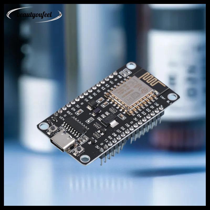 [Beautyoufeel] Nodemcu Lua V2.1 ESP8266 ESP-12F บอร์ดพัฒนา WIFI Micro USB- CH340 บอร์ดพร้อมปุ่มแฟลชแ