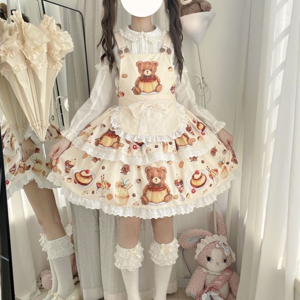สายโฟกัสน่ารัก 100 lolita Daily Sand Original Snow