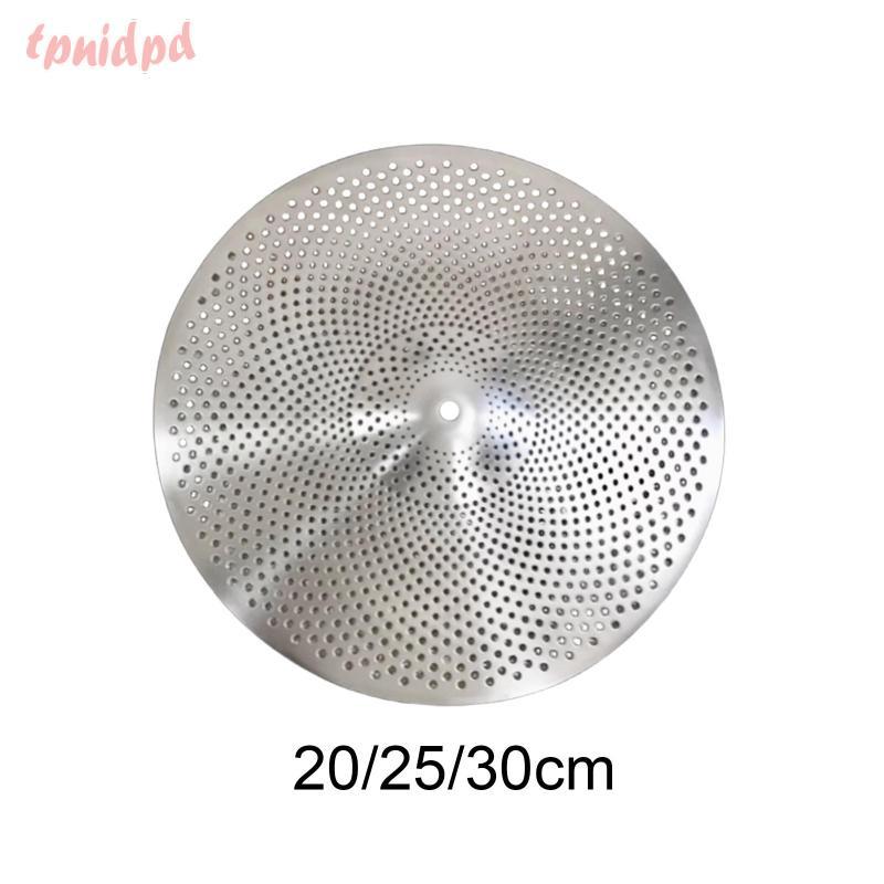 [tpnidpd] กลอง Mute Cymbal Quiet Cymbals Practice Drum Set Percussion Accessory Alloy Made เหมาะสําห