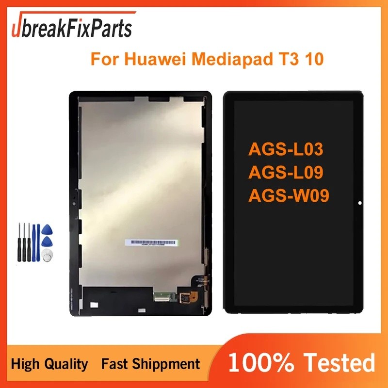 9.6 นิ้วสําหรับ Huawei MediaPad T3 10 จอแสดงผล LCD Touch Screen Digitizer Assembly AGS-L03 AGS-L09 A