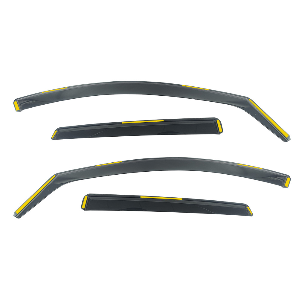 Premium-IN-CHANNEL Visor สําหรับ AUDI A4/B8 AVANT 2009-2015 Vent Deflectors Rain Sun Guards หน้าต่าง
