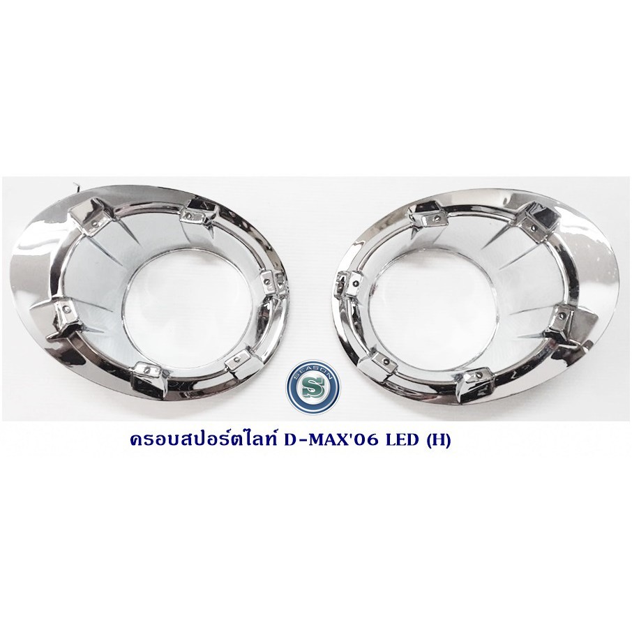 ครอบสปอร์ตไลท์ ISUZU D-MAX 2006-2010 LED อีซูซุ ดีแมค 2006-2010