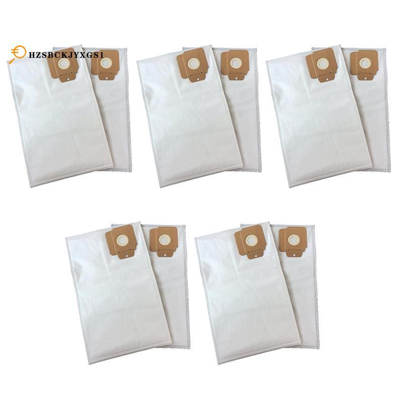 [hzsbckjyxgs1]10 ชิ้นกระเป๋าเครื่องดูดฝุ่นเข้ากันได้สําหรับ CV30/1 CV38/1 CV48/2 NSS ผ้าสังเคราะห์ถุ