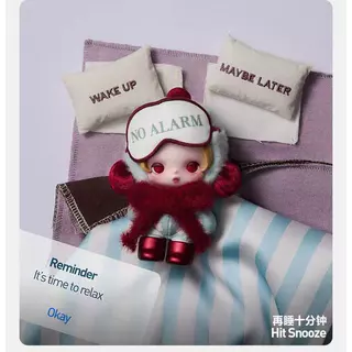 POPMART SKULLPANDA off mode Series จี้ตุ๊กตาตุ๊กตา MZLA