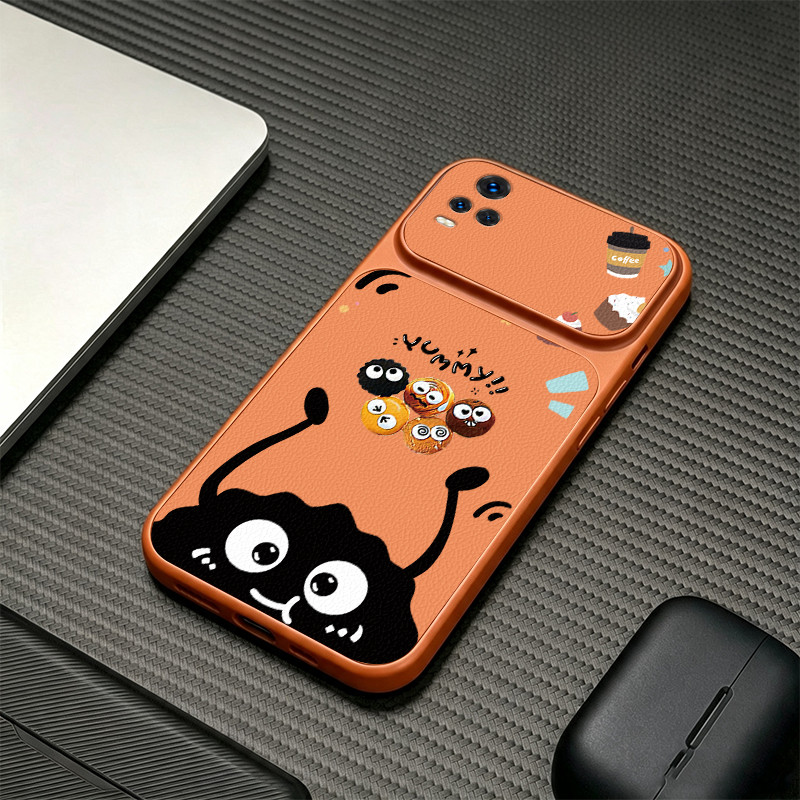 สําหรับ vivo v20 PRO v20se v23e v23 v21 v21e 5G เคสโทรศัพท์ Softcase ซิลิโคนกันกระแทกใหม่ออกแบบความงามน่ารักการ์ตูนช็อคโกแลตสําหรับสาว KNHQKL1