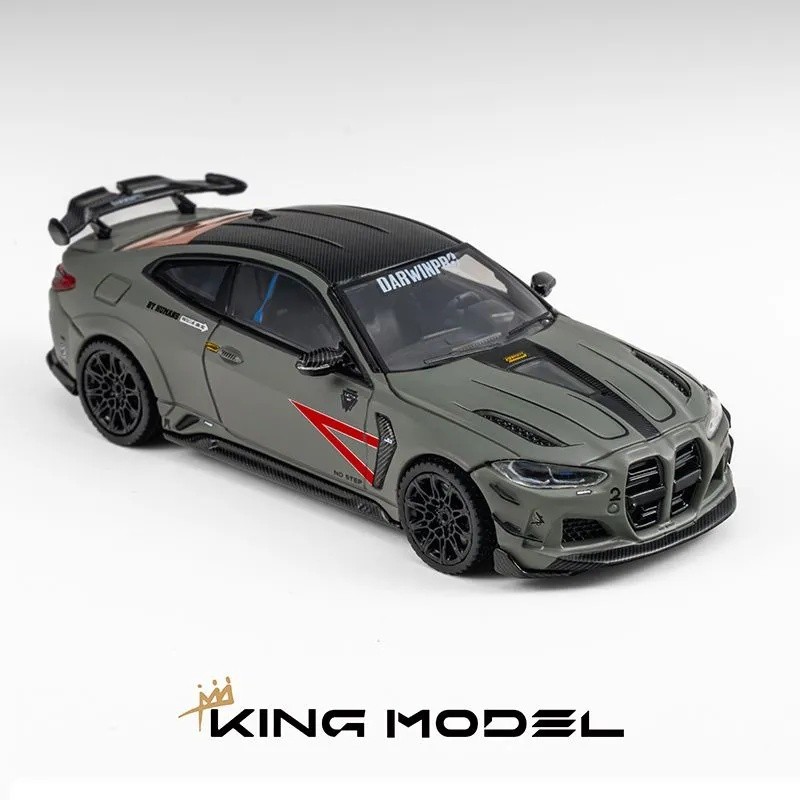 KING MODEL 1: 64 BMW M4 DarwinPRO DarwinPRO ดัดแปลงจําลองรถรุ่น * 30726