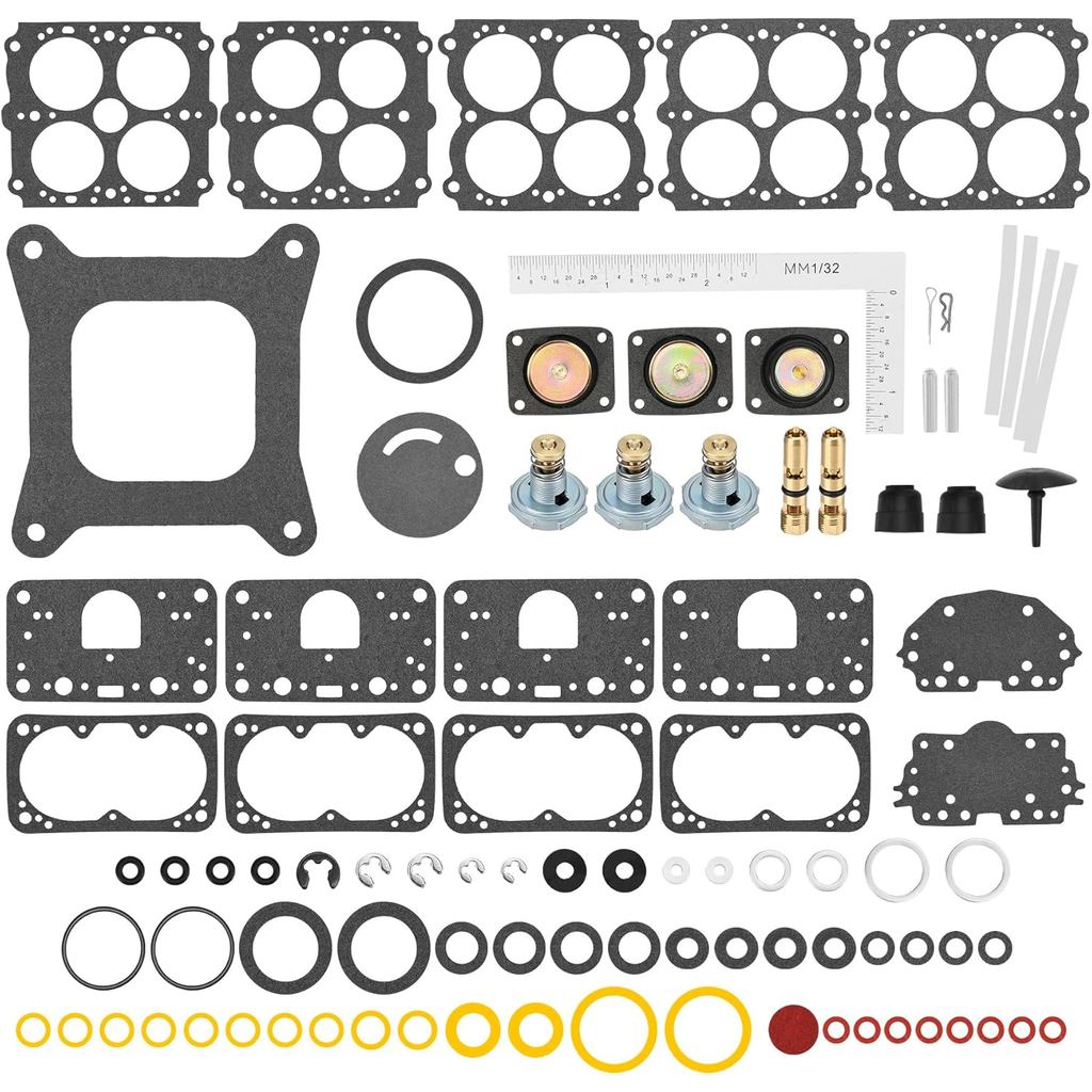 37-485 คาร์บูเรเตอร์ Rebuild Kit เข้ากันได้กับ Holley Perf คาร์บูเรเตอร์ Double Pumper 4150 / 4150C 