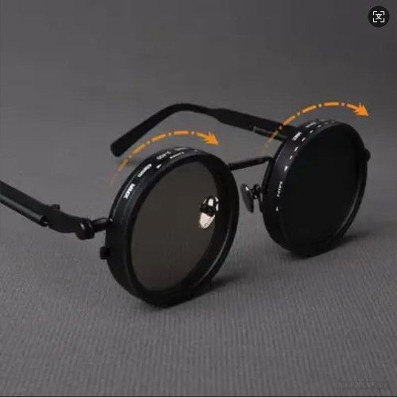 迪手工ND9可调亮太双光鱼眼镜 防水旋光转阳镜 | Handmade ND9 แว่นกันแดดโพลาไรซ์หมุนได้ปรับความสว่างได้สําหรับป้องกันแสงสะท