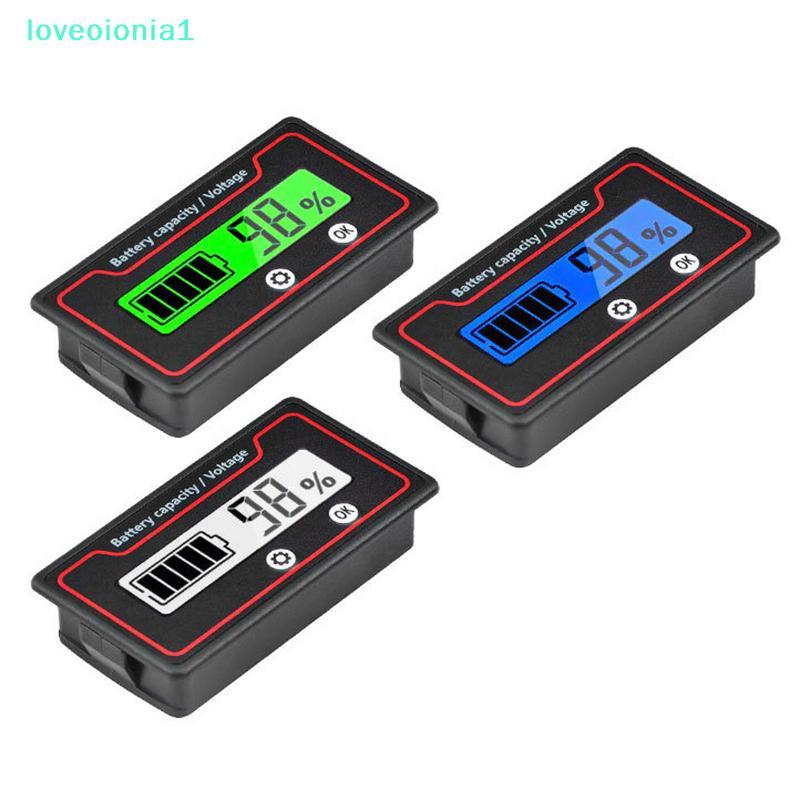 loveoionia1 Charge ตัวบ่งชี้ระดับ 12V 24V 36V 48V 60V 72V ความจุเครื่องทดสอบจอแสดงผล LED เครื่องทดสอ