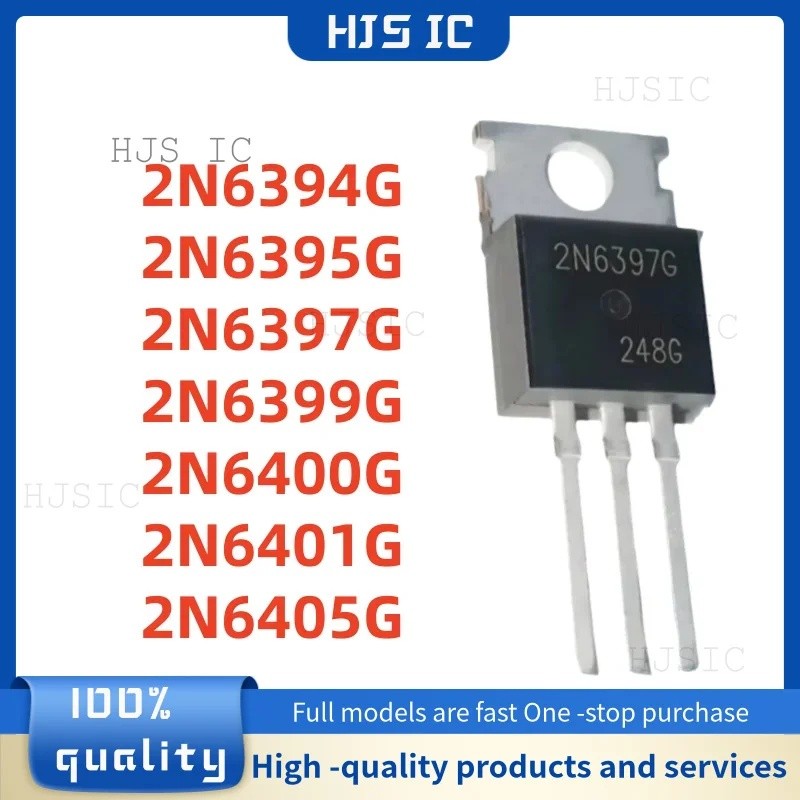 5PCS 2N6394G 2N6394 2N6395G 2N6395 2N6397G 2N6397 2N6399G 2N6399 2N6400G 2N6401G 2N640 2N5G 2N6402N6