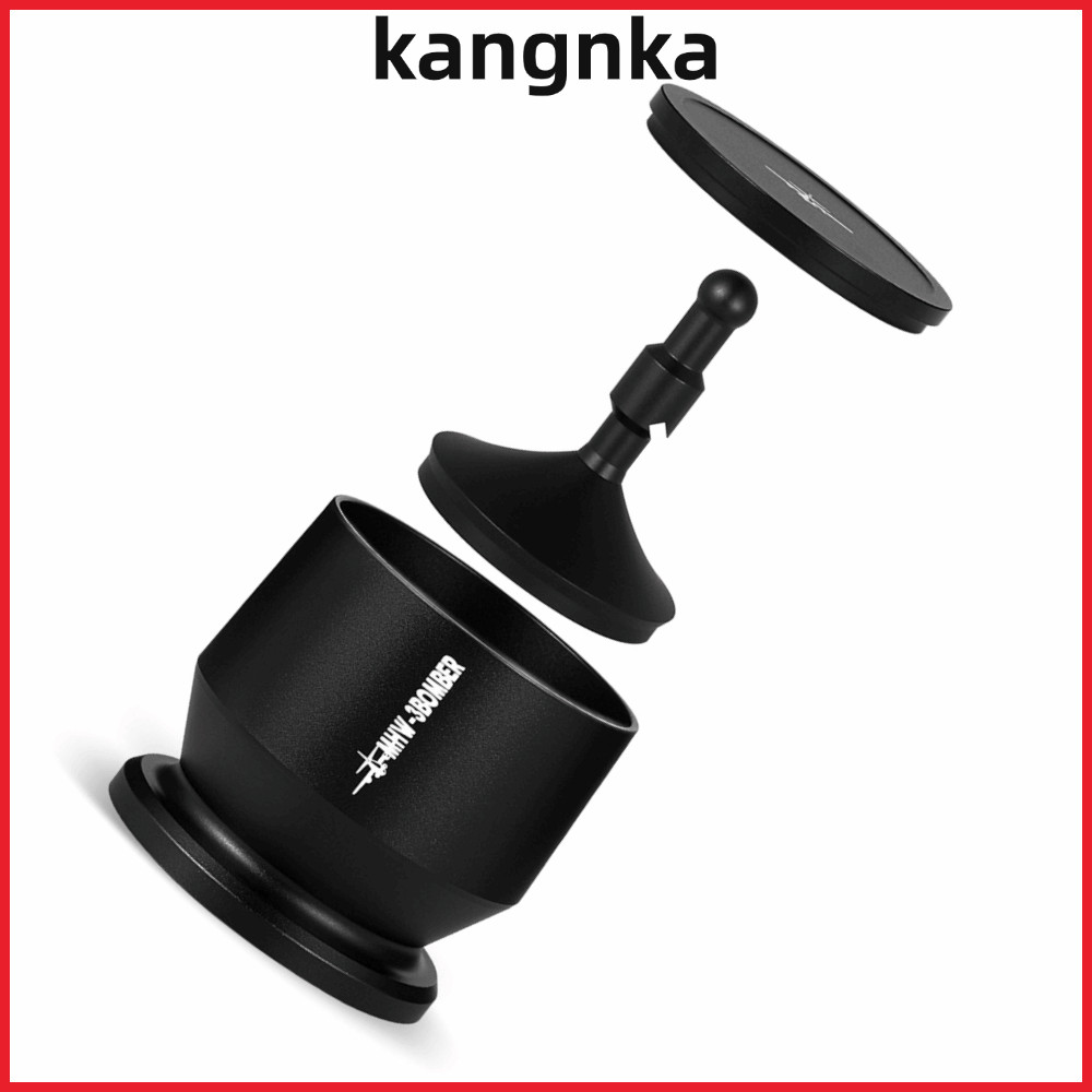 KANGNKA กาแฟ Dosing Cup, Aluminium Alloy Black Blind Shaker, Dosing Ring กด Espresso Portafilter ผู้