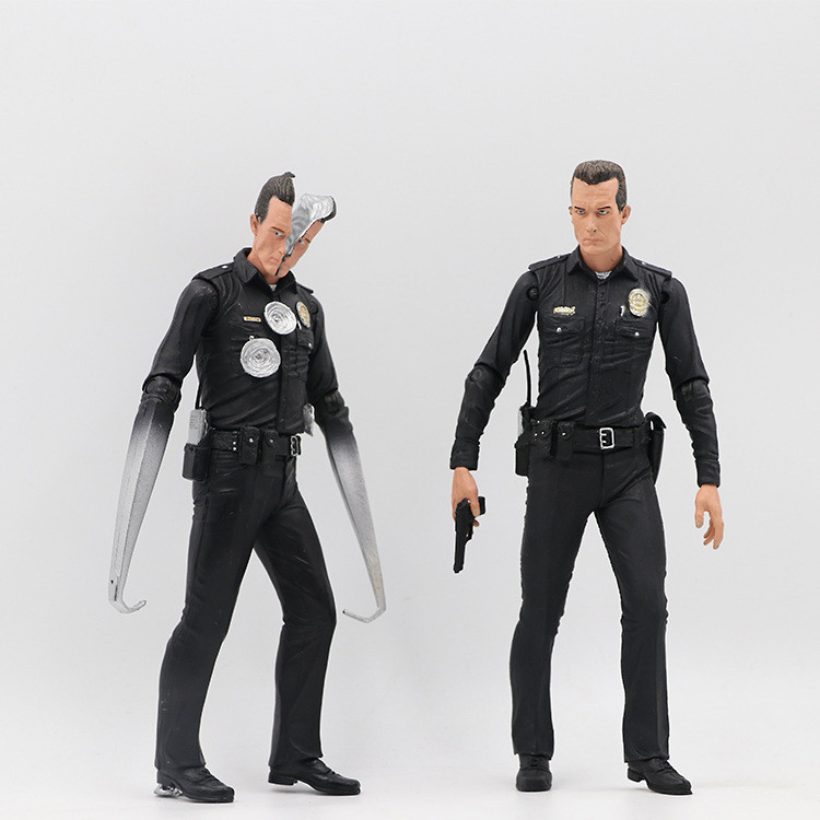 Terminator Series T1000 Action Figure รุ่นภาพยนตร์ 7 ส่วน Head-Swapping NECA