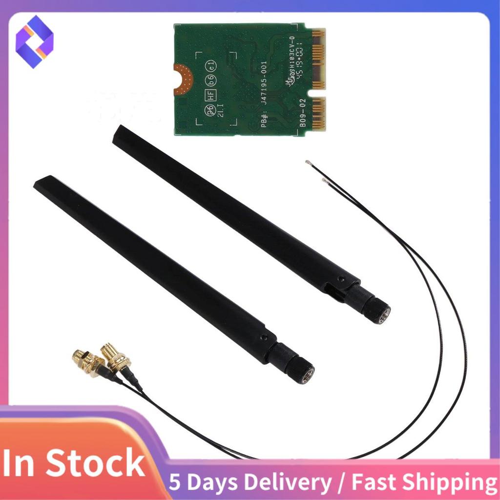 Dual Band Wireless สําหรับ 9560 AC 9560NGW 1.73Gbps Wifi 802.11Ac Bluetooth 5.0 Wlan การ์ด MHF4เสาอา