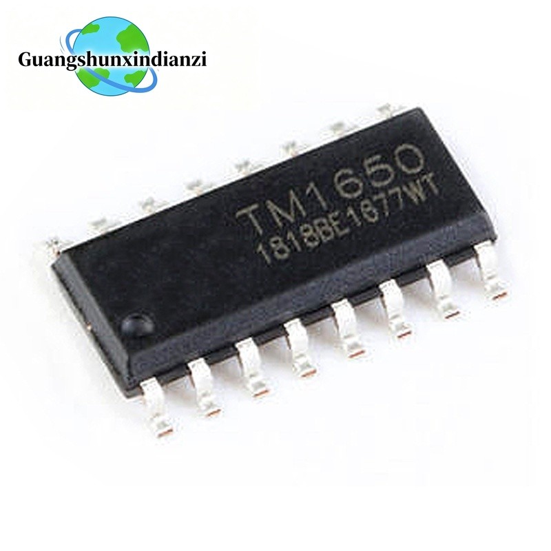 10 ชิ้น TM1650 SOP-16 LED 1650 SOP16 ไดรฟ์ควบคุมใหม่เดิม