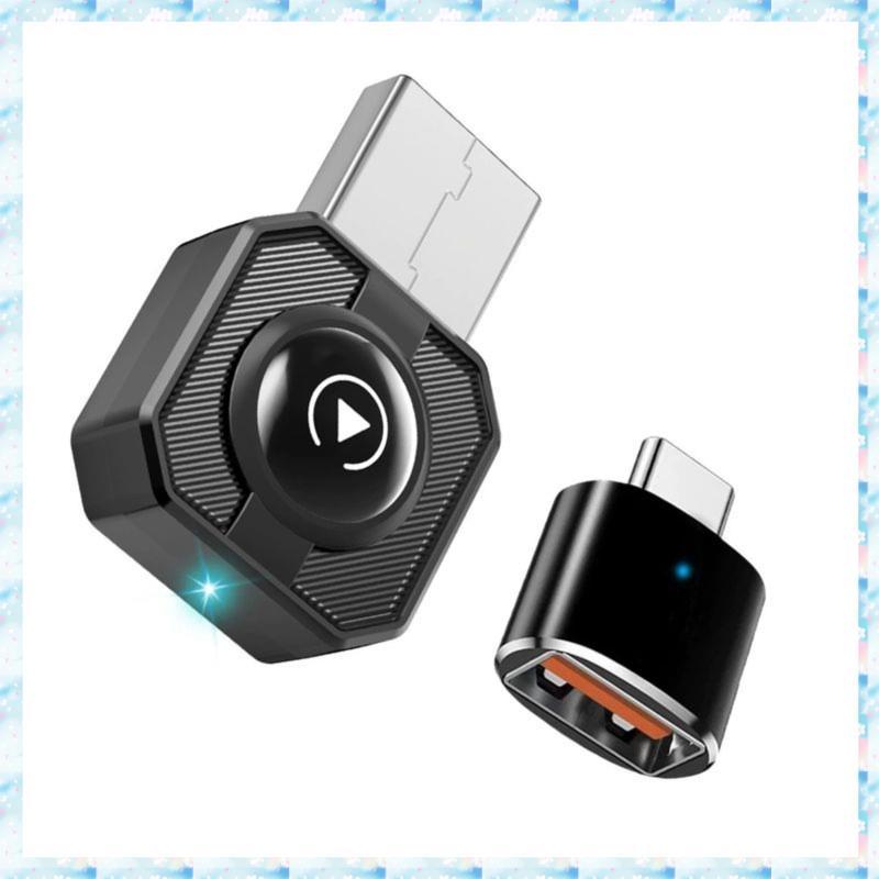 [RQMU] 2-In-1 Wireless CarPlay Android Auto Adapter กล่อง AI ในรถยนต์, อะแดปเตอร์ Plug and Play ไร้ส