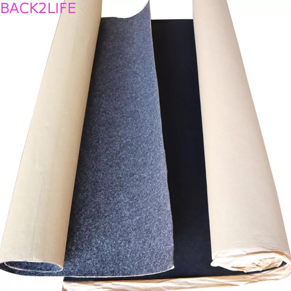 BACK2LIFE ซับวูฟเฟอร์ Felt Cover คุณภาพดี Anti-semic Self-กาวสีเทา 0.5M * 1 เมตร KTV Room ลําโพงผ้า