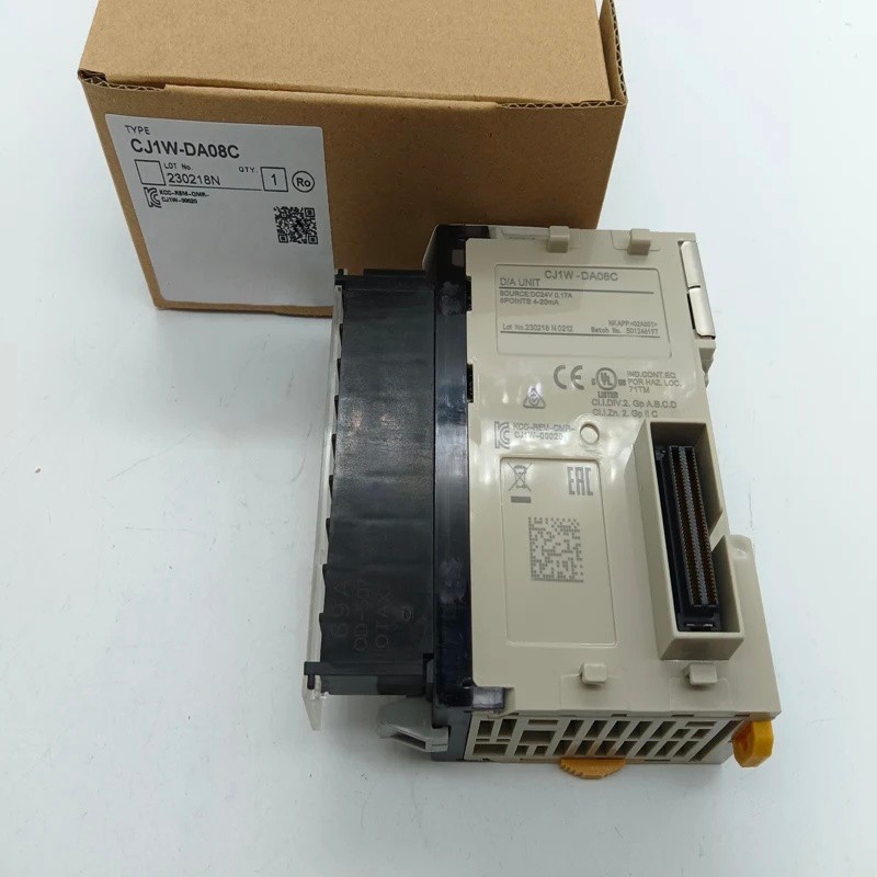 ใหม่และต้นฉบับ จัดส่งรวดเร็ว CJ1W-DA08C ตัวควบคุม plc เซ็นเซอร์เดิม (สินค้าคงคลังเพียงพอ)