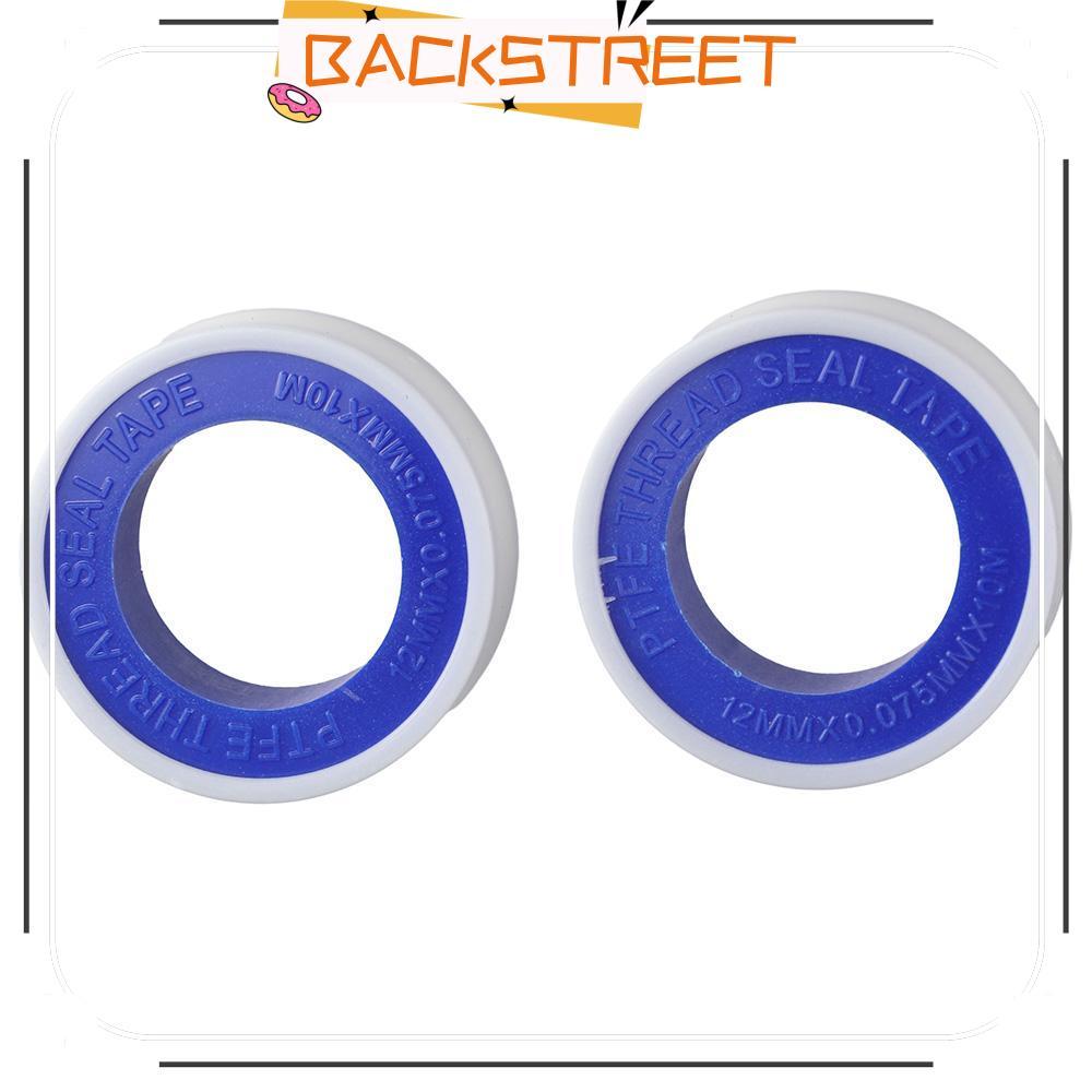 BACKSTAGE PTFE Tape, 12mmx10m White Plumbers Tape, Sealant Tape