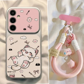 เคสโทรศัพท์สุดหรูสำหรับ For Samsung A57 A37 A27 A07 A56 A17 A55 A06 A05S A54 A36 A15 S25 S26 S23 Ultra S24 FE A34 A35