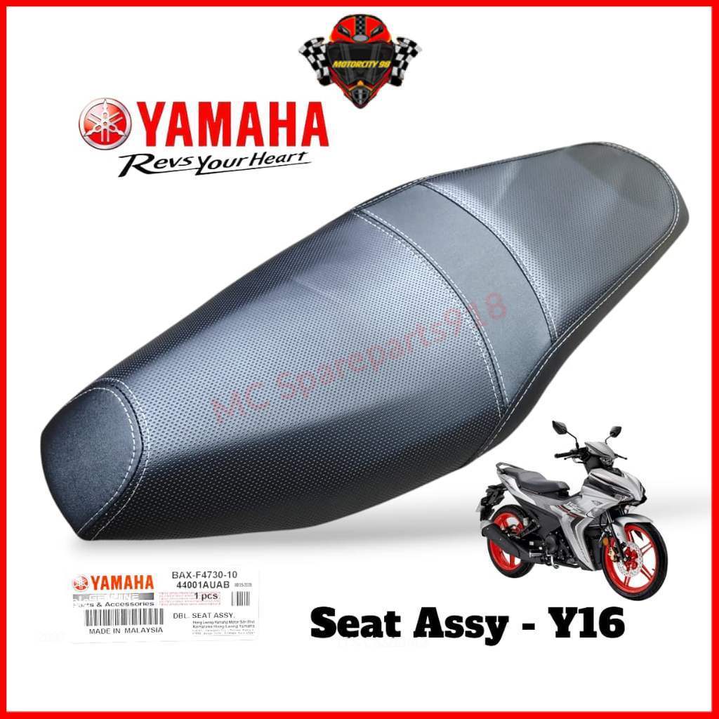YAMAHA Y16 Y16ZR Y16 V1 V2 ABS ที่นั่งเส้นสีขาว ASSY ที่นั่งคู่ ASSY TEMPAT DUDUK BAX-F4730-10