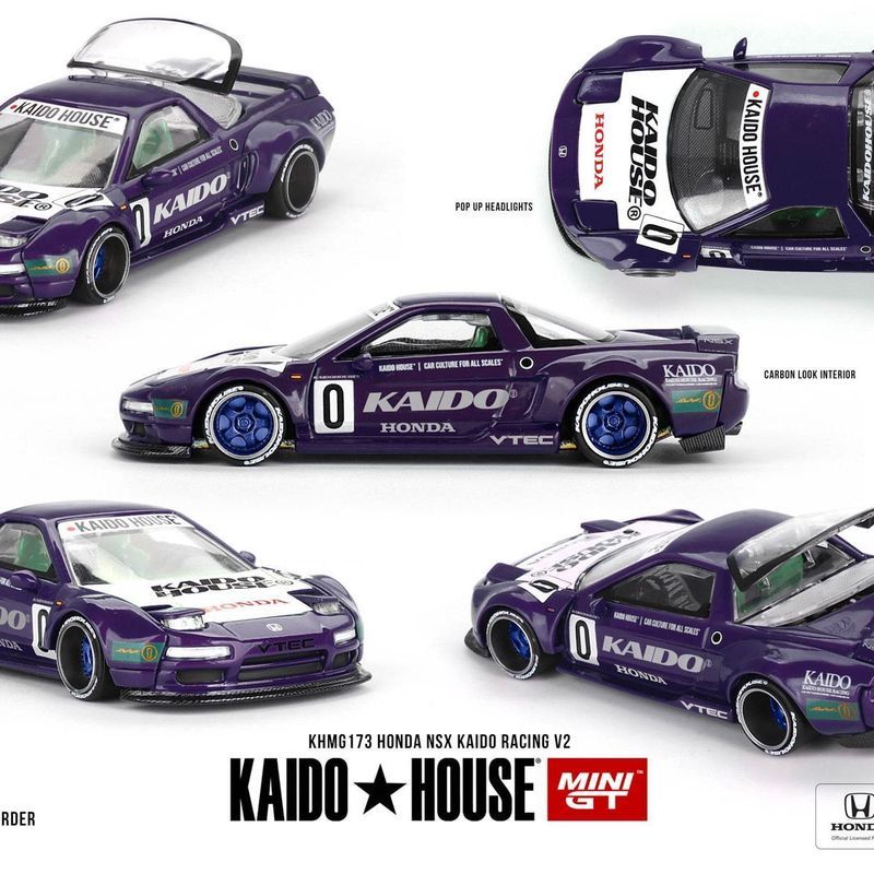 Kaido House x MINI GT 1: 64 Honda NSX Kaido Racing V2 173 รถรุ่น