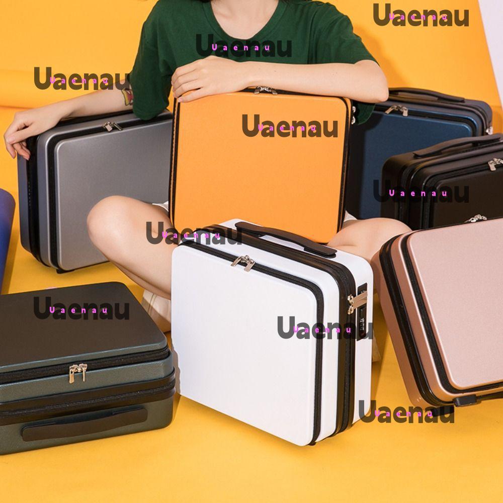 UAENAU กระเป๋าเดินทาง,กระเป๋าเดินทางแบบถือมือ,กระเป๋าเดินทาง 16 นิ้วกล่องเครื่องสําอางสําหรับผู้หญิง