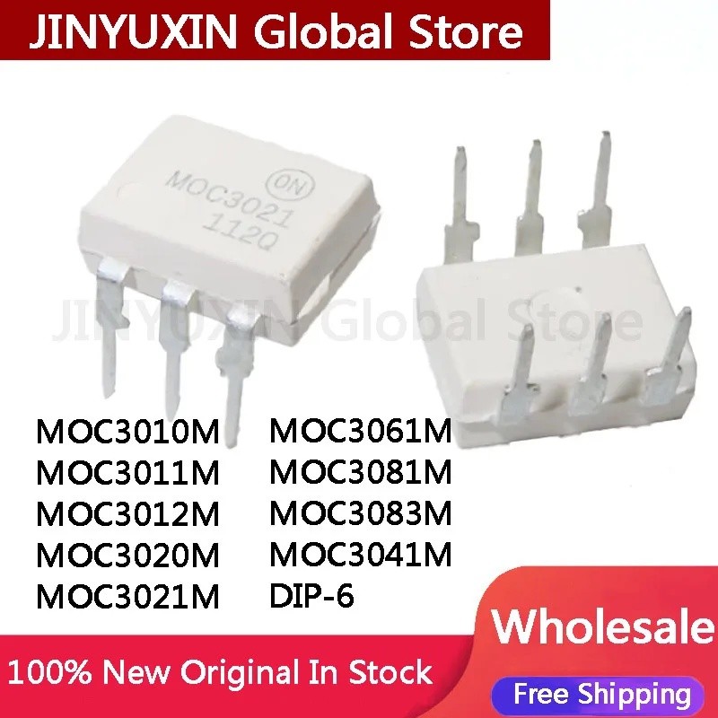 5 ชิ้น MOC3021M 3021M MOC3010M 3010M MOC3011M 3011M MOC3012M 3012M MOC3020M MOC3061M 3061M MOC3081M 