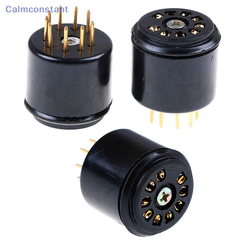 Ca> 2x ชุบทอง 9pin เบกาไลท์หลอดโซเอททดสอบสําหรับ 12AX7 ECC83 5670 6DJ8 ได้ดี