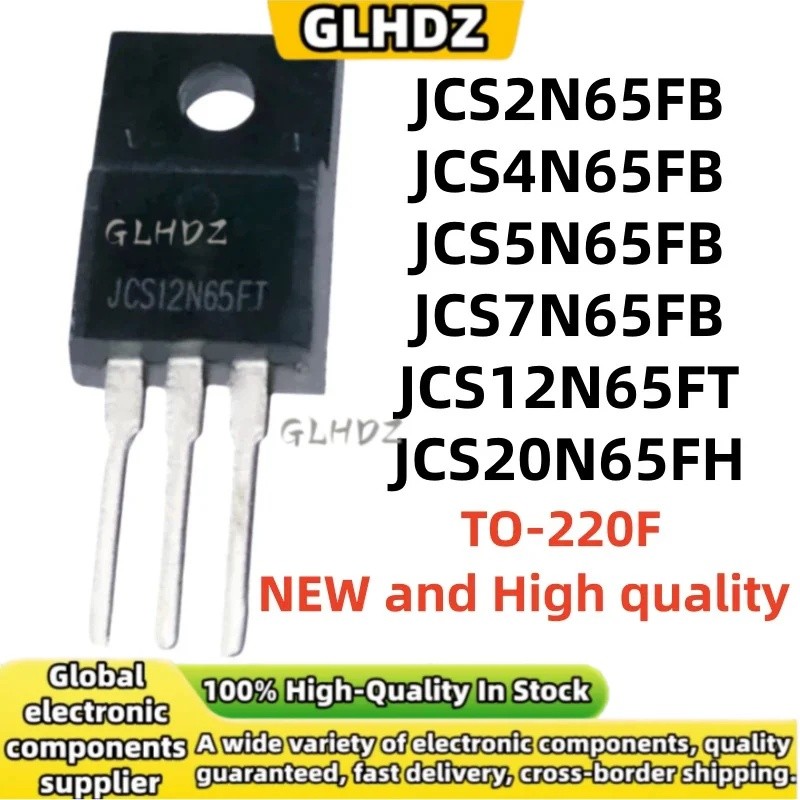 5UNITS TO-220F JCS2N65FB JCS4N65FB JCS5N65FB JCS7N65FB JCS12N65FT JCS20N65FH จุดสินค้า