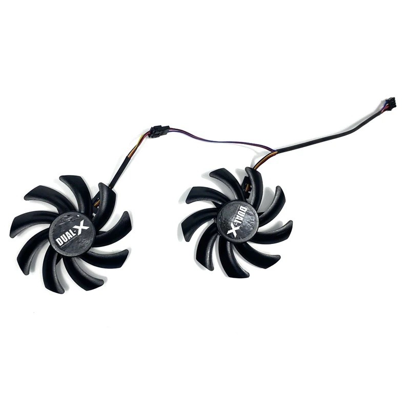 ใหม่พัดลมระบายความร้อน 85 มม.4PIN FDC10H12S9-C RX5700 5600 5500 XT GPU พัดลม Powercolor AMD Radeon R