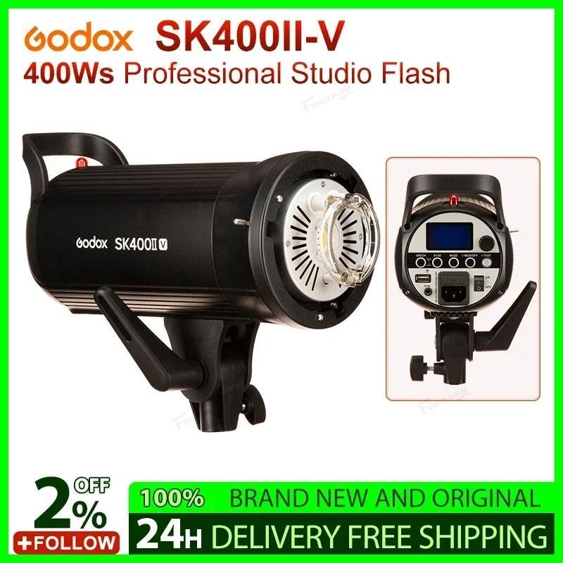 Godox SK400IIV SK400II-V 400Ws Professional Compact Studio Flash สําหรับสตูดิโอถ่ายภาพ Stream Godox 