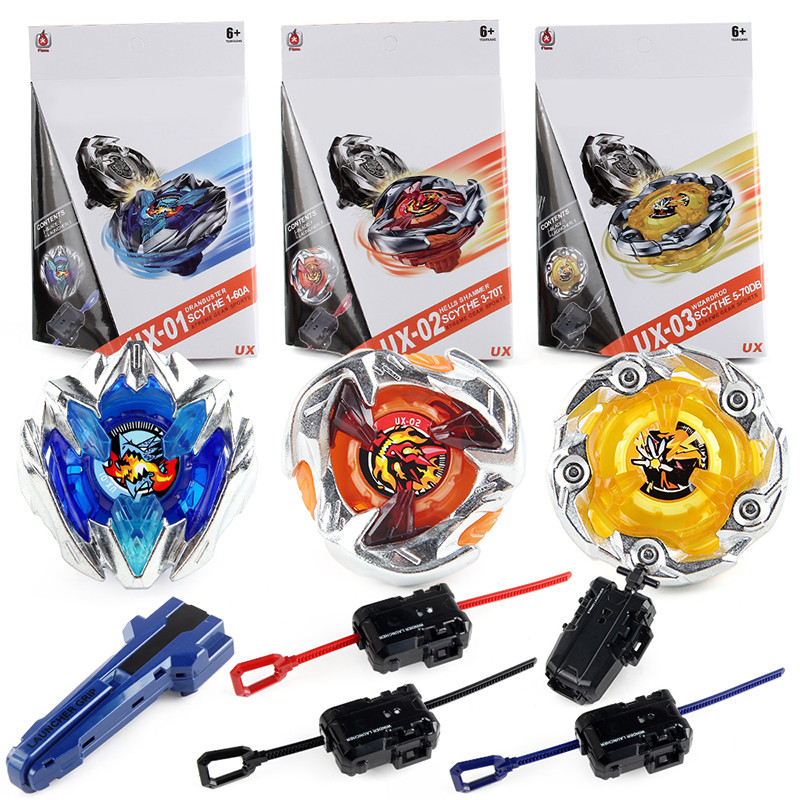 ชุดเบย์เบลด x beyblade x samurai saber Fire ยี่ห้อ UX Series Battle Beyblade UX-01 Canglong Blade UX