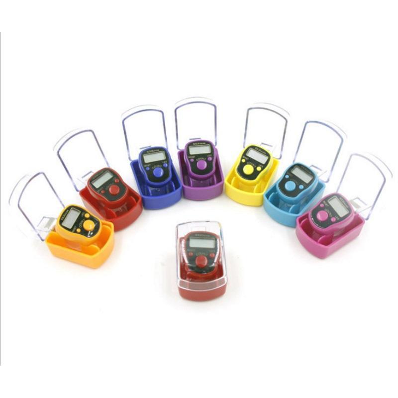 5 หลัก LED Tally Counter Finger Ring Hand Tally Counter Digital Timers