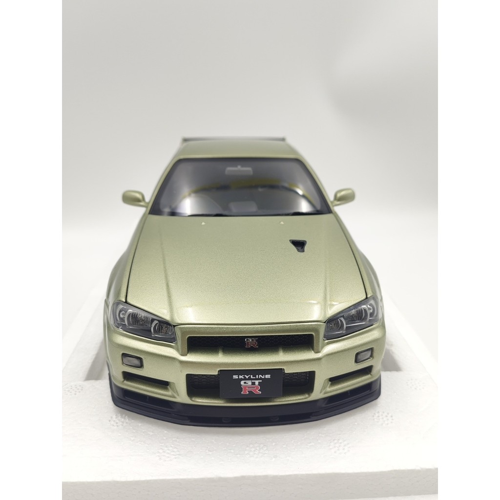 AA Nissan Nissan GTR R34 Vspec BBS New Taipei Gold Good Photography Brand New Only Photo Packaging C