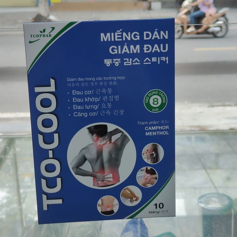 เวียดนาม TCO-COOL 8 ชั่วโมงยาวนาน Cool Soothing ไหล่คอเอว Joint Muscle Soreness Patch 10 ชิ้น 8.9