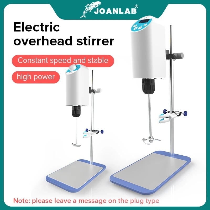 7PMG JOANLAB Official Store ห้องปฏิบัติการ Stirrer ไฟฟ้า Stirrer จอแสดงผลดิจิตอล Overhead Stirrer La