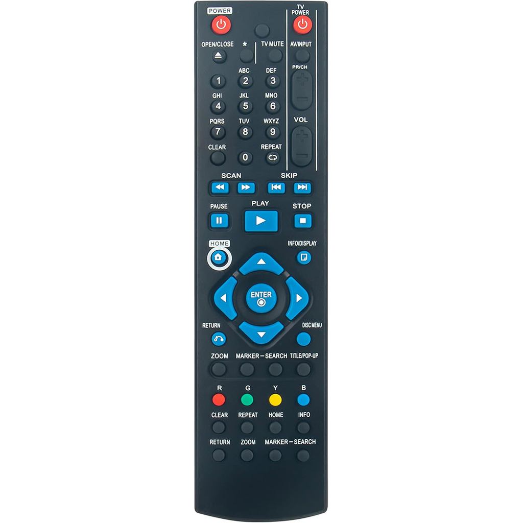 ลูกชาย73215301 เปลี่ยนรีโมทคอนโทรล fit สําหรับ LG Blu-ray Disc DVD Player BD530 BD550 BD370 BD520 BD