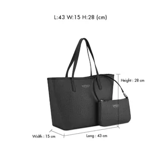 GUESS กระเป๋า รุ่น SV178325 KEIRA TOTE สีดำ