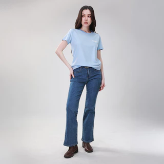 WRANGLER เสื้อยืดแขนสั้นผู้หญิง รุ่น WR SC26WTSSC13 สีฟ้า
