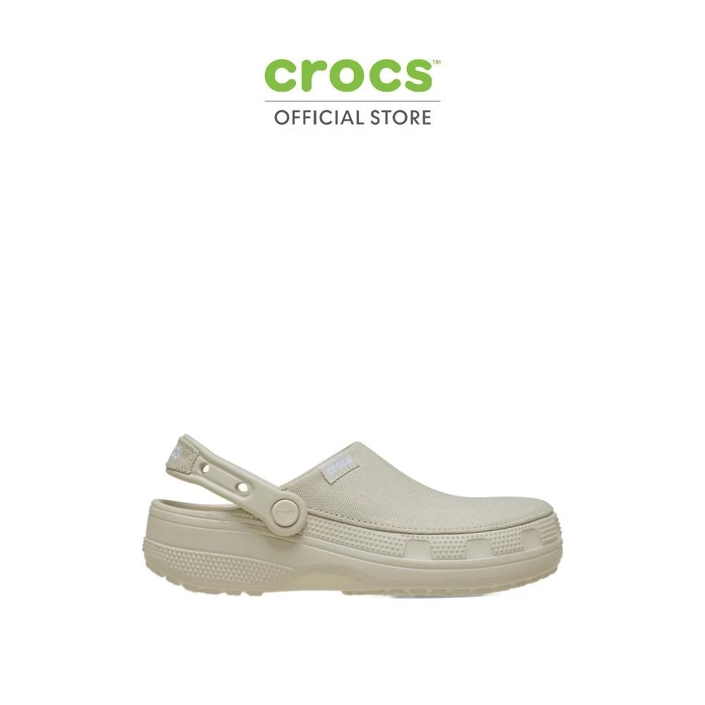 CROCS รองเท้าลำลองผู้ใหญ่ CLASSIC CRAFTED CLOG รุ่น 211354-160 - STUCCO