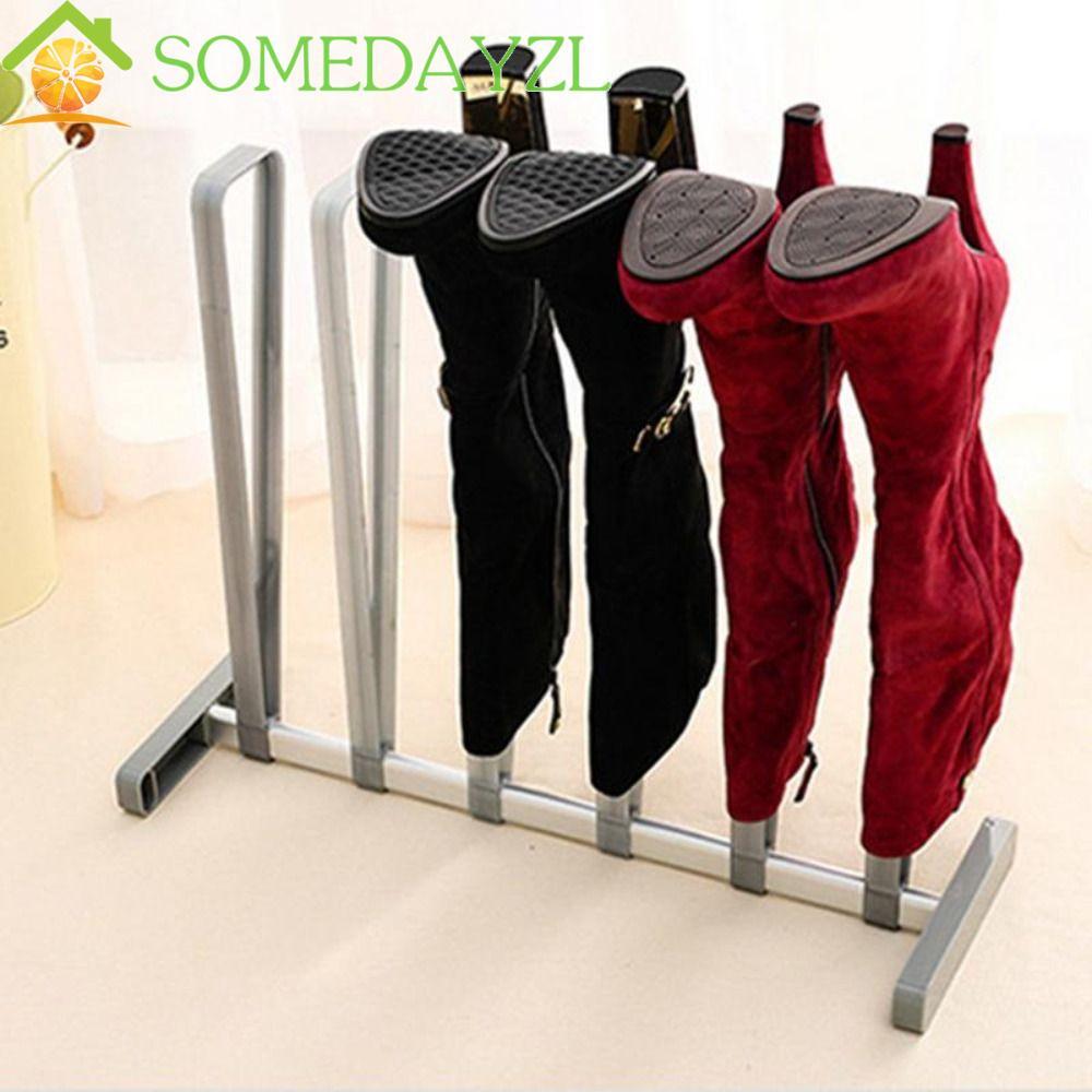 SOMEDAYZL Shoe Stand Closet Entryway Storage Organizer อลูมิเนียมอัลลอยด์ Space Saving Boot Holder